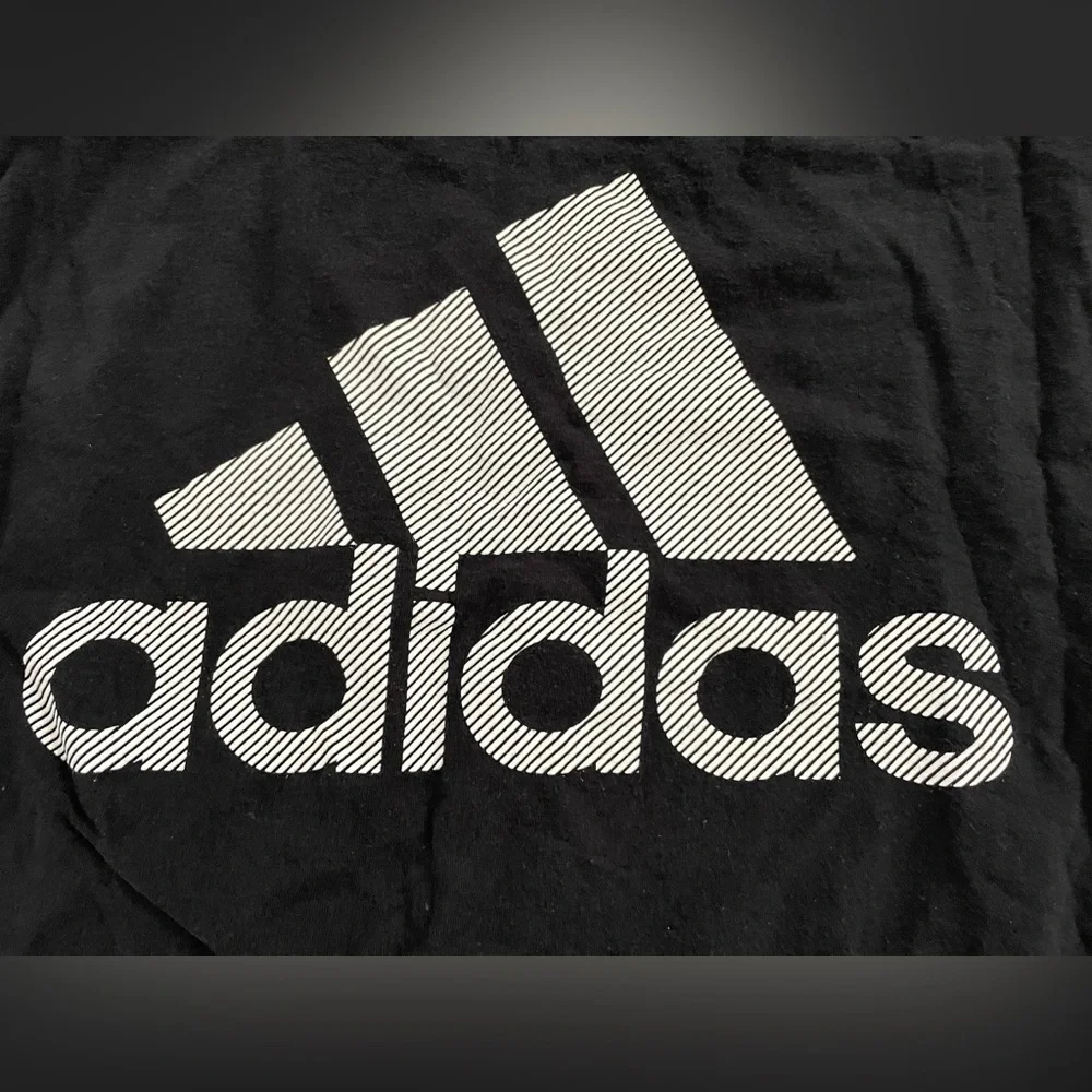 Mens adidas size large black graphic short sleeve t shirt - Picture 4 of 4